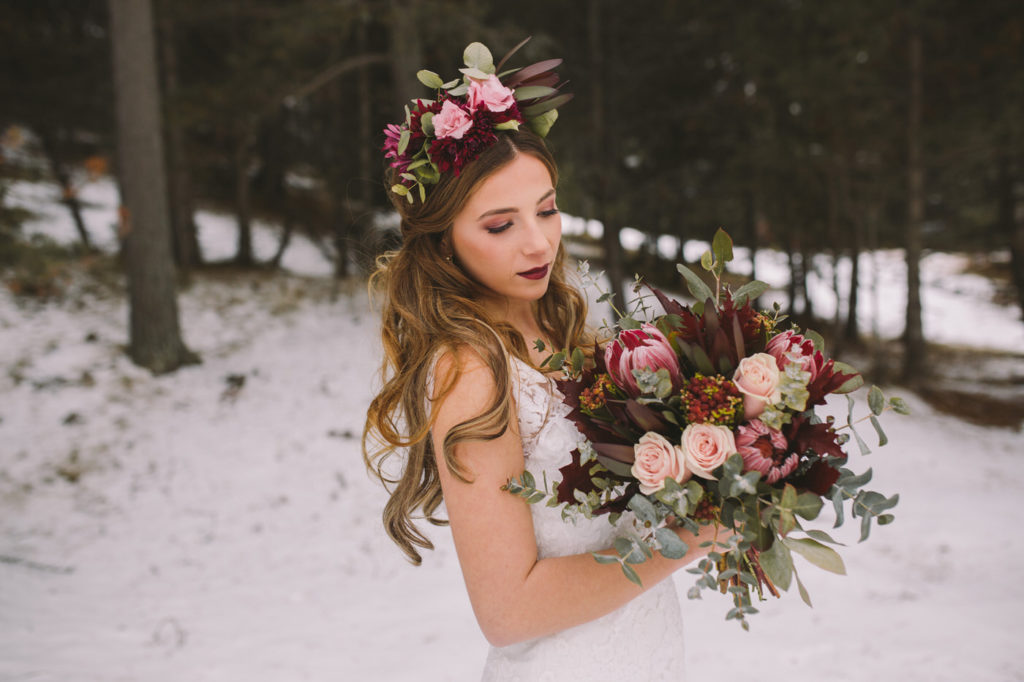 Romantic Winter Wedding Inspiration In The Catalonian Mountains