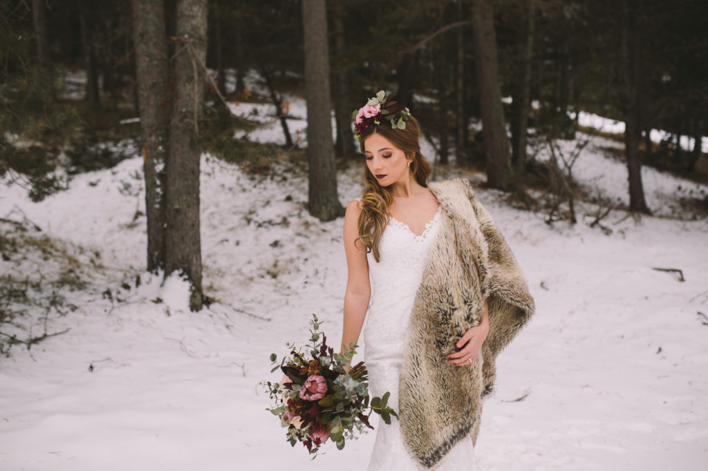 Romantic Winter Wedding Inspiration In The Catalonian Mountains