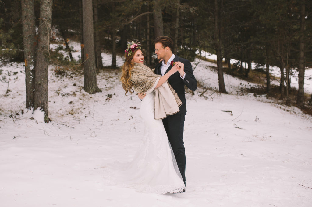 Romantic Winter Wedding Inspiration In The Catalonian Mountains