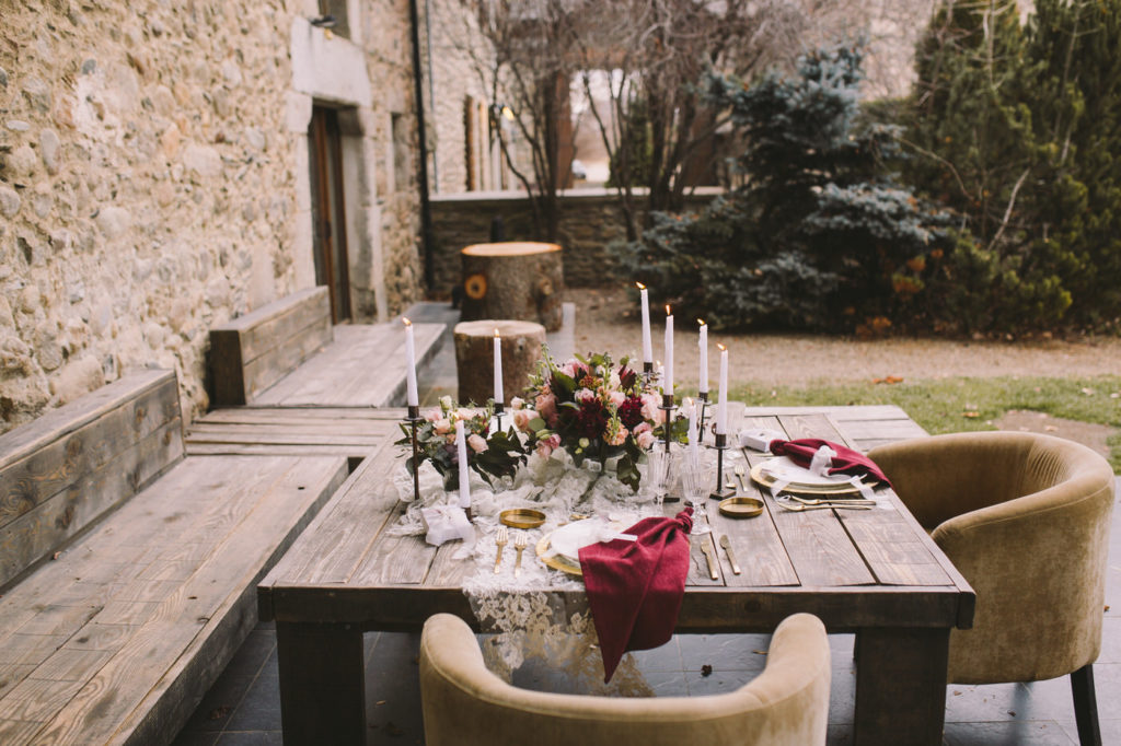 Romantic Winter Wedding Inspiration In The Catalonian Mountains