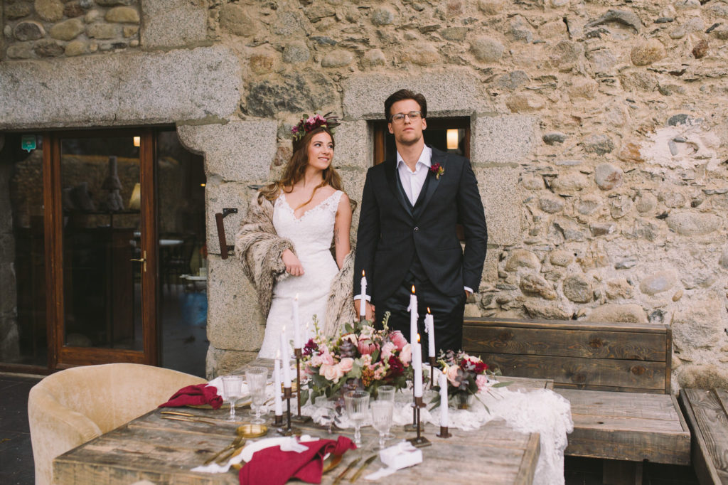 Romantic Winter Wedding Inspiration In The Catalonian Mountains