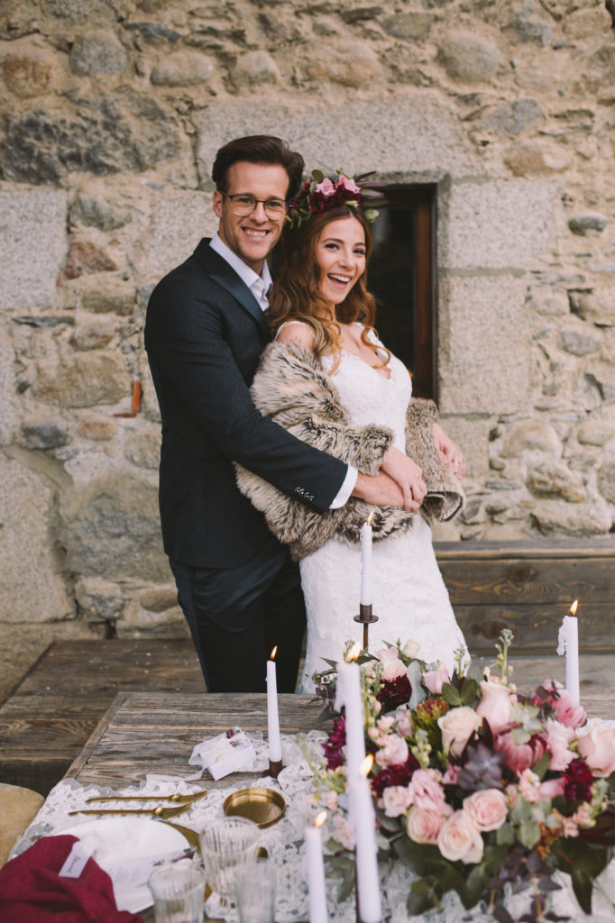 Romantic Winter Wedding Inspiration In The Catalonian Mountains