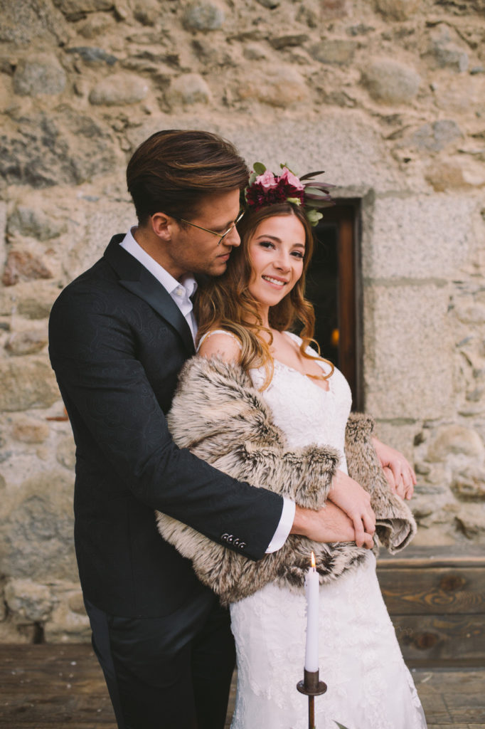 Romantic Winter Wedding Inspiration In The Catalonian Mountains