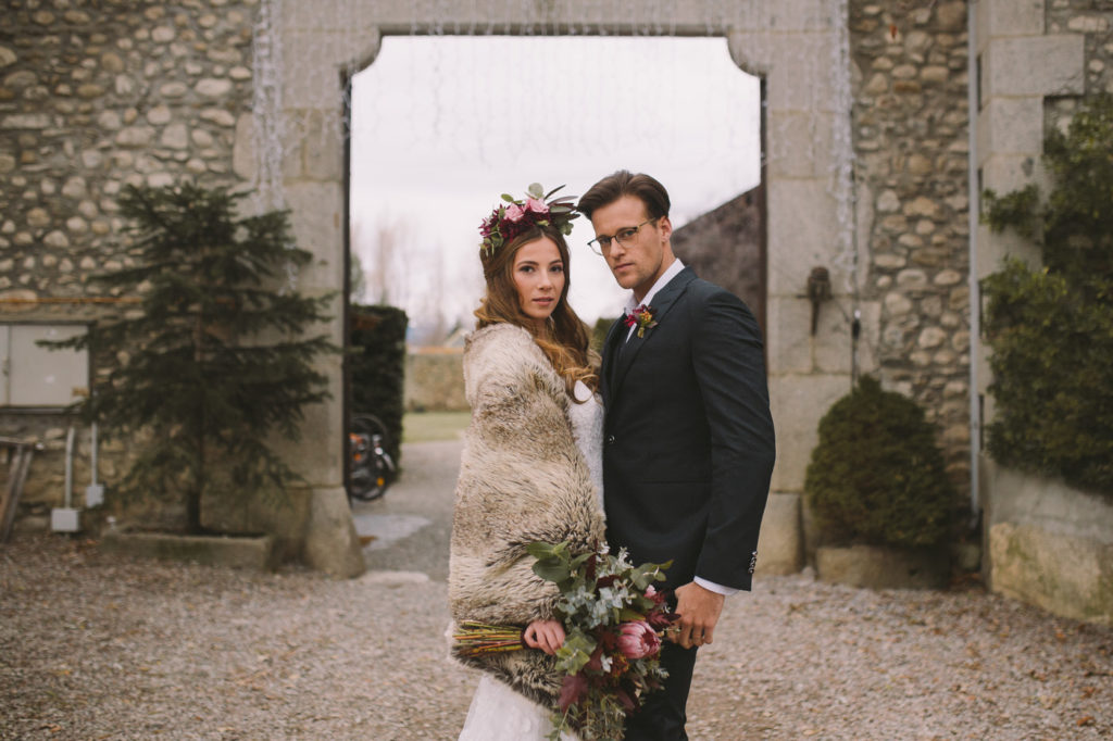 Romantic Winter Wedding Inspiration In The Catalonian Mountains