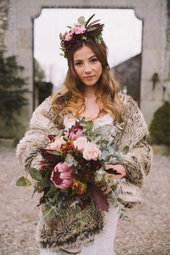 Romantic Winter Wedding Inspiration In The Catalonian Mountains