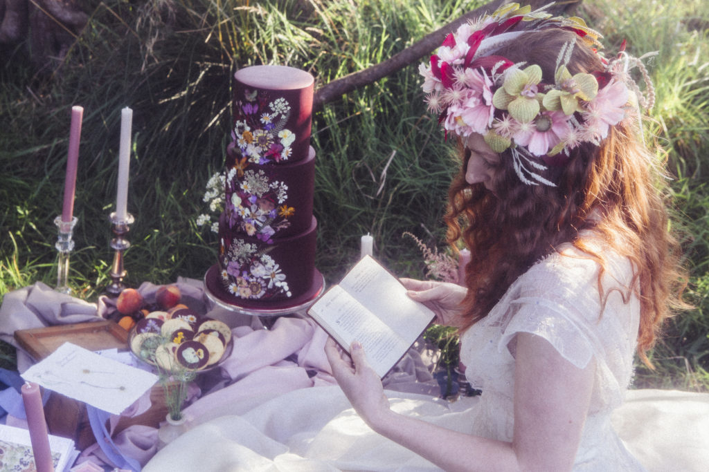 Ethereal Wedding With Dreamy Bridal Headwear and Floral Details