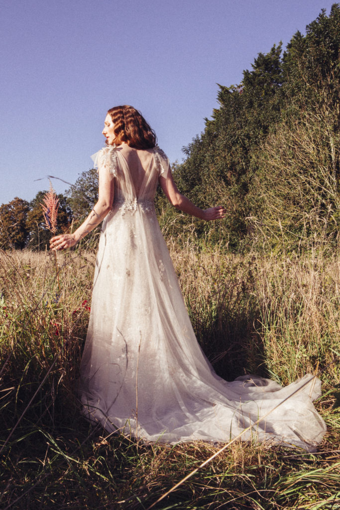 Ethereal Wedding With Ethical Wedding Dresses and Pressed Flowers