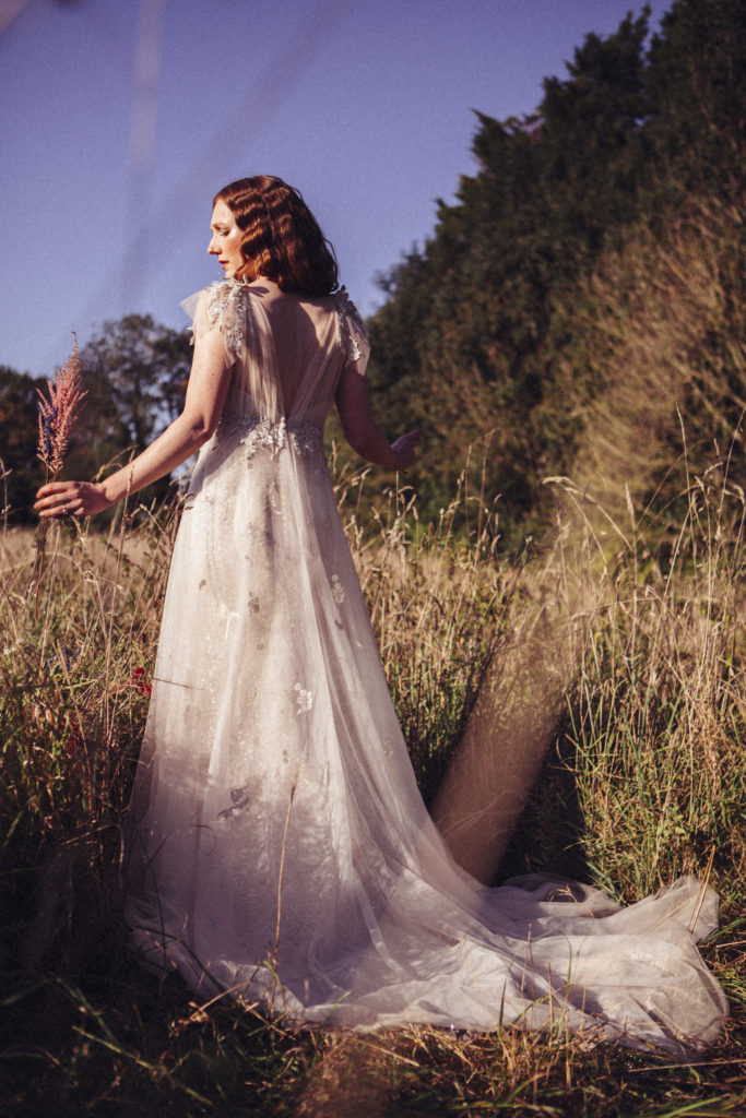 Ethereal Wedding With Dreamy Bridal Headwear and Floral Details