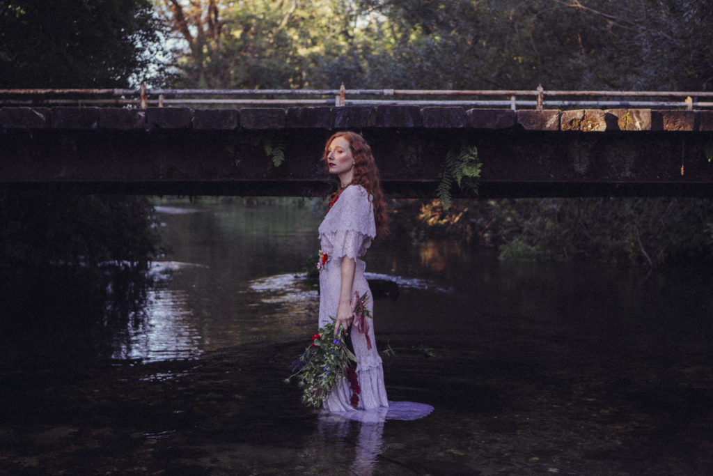 Ethereal Wedding With Dreamy Bridal Headwear and Floral Details