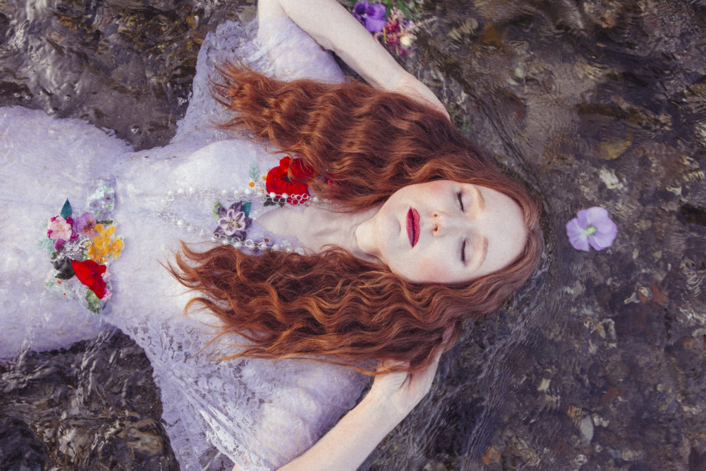 Ethereal Wedding With Dreamy Bridal Headwear and Floral Details