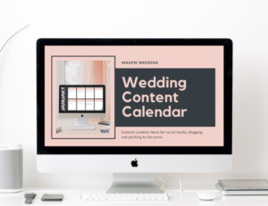 Wedding Content Calendar