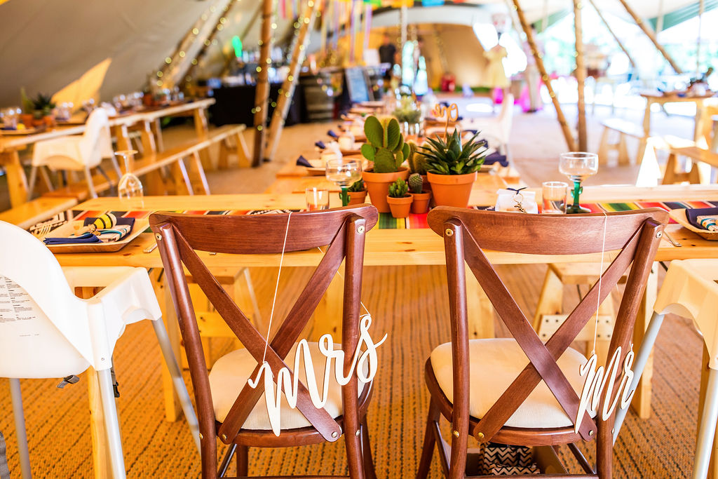 Fiesta Vibe Tipi Wedding at Five Oaks, West Sussex