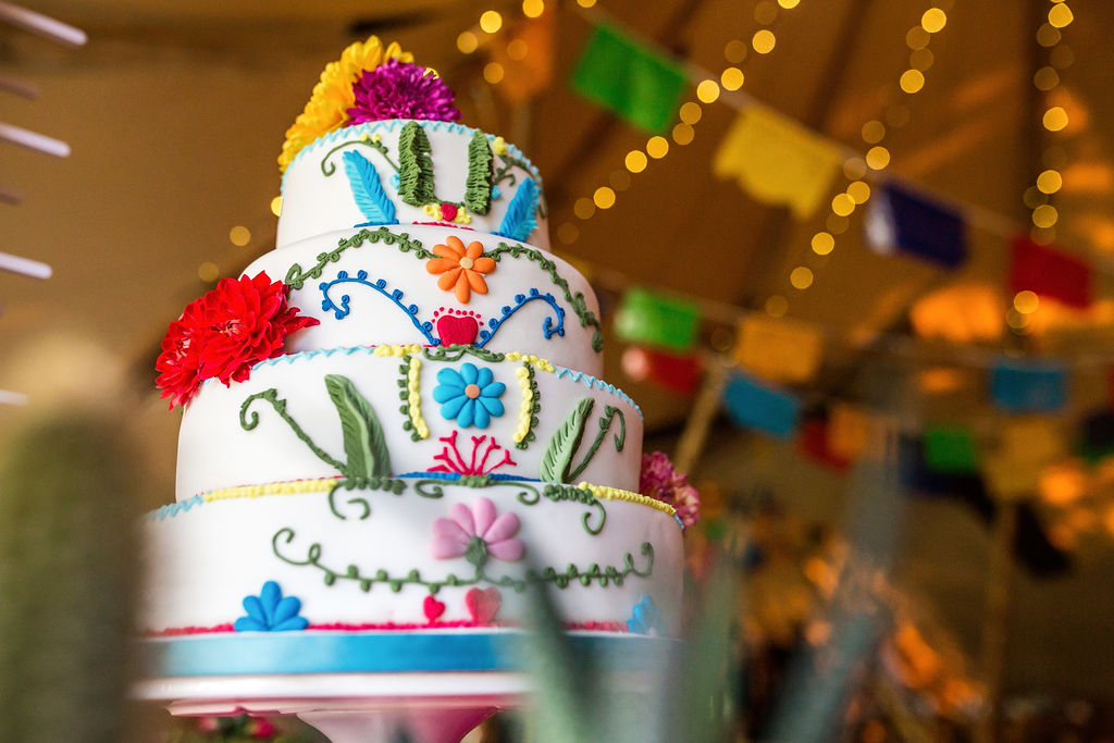 Fiesta Vibe Tipi Wedding at Five Oaks, West Sussex