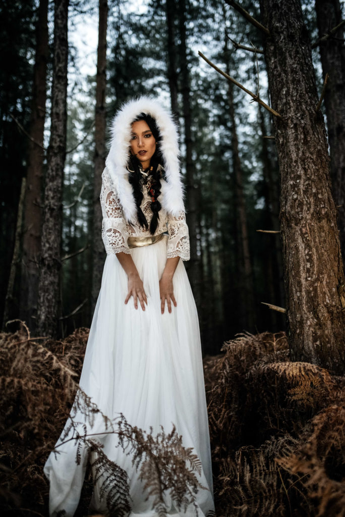 Forest Wedding Inspiration With Alternative Bridal Style 