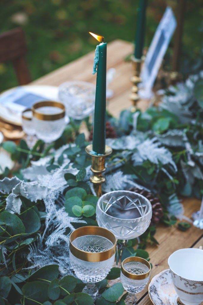 Outdoor Ethical Tea Party Wedding With Classic Blue Hue Styling