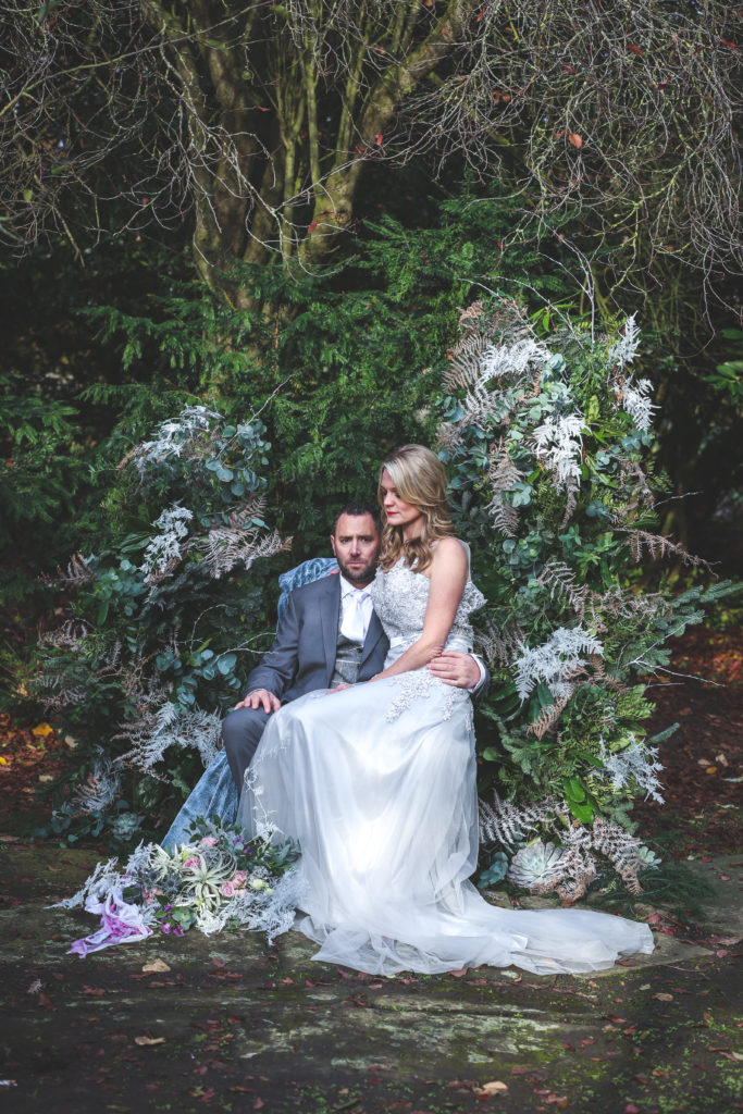 Outdoor Ethical Tea Party Wedding With Classic Blue Hue Styling