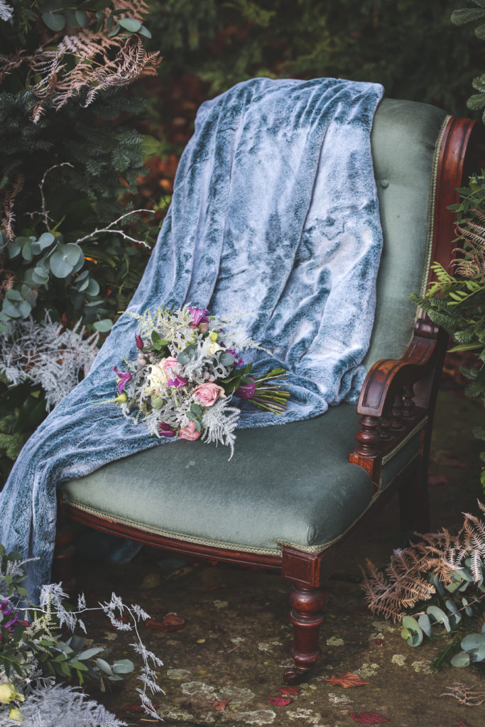 Outdoor Ethical Tea Party Wedding With Classic Blue Hue Styling