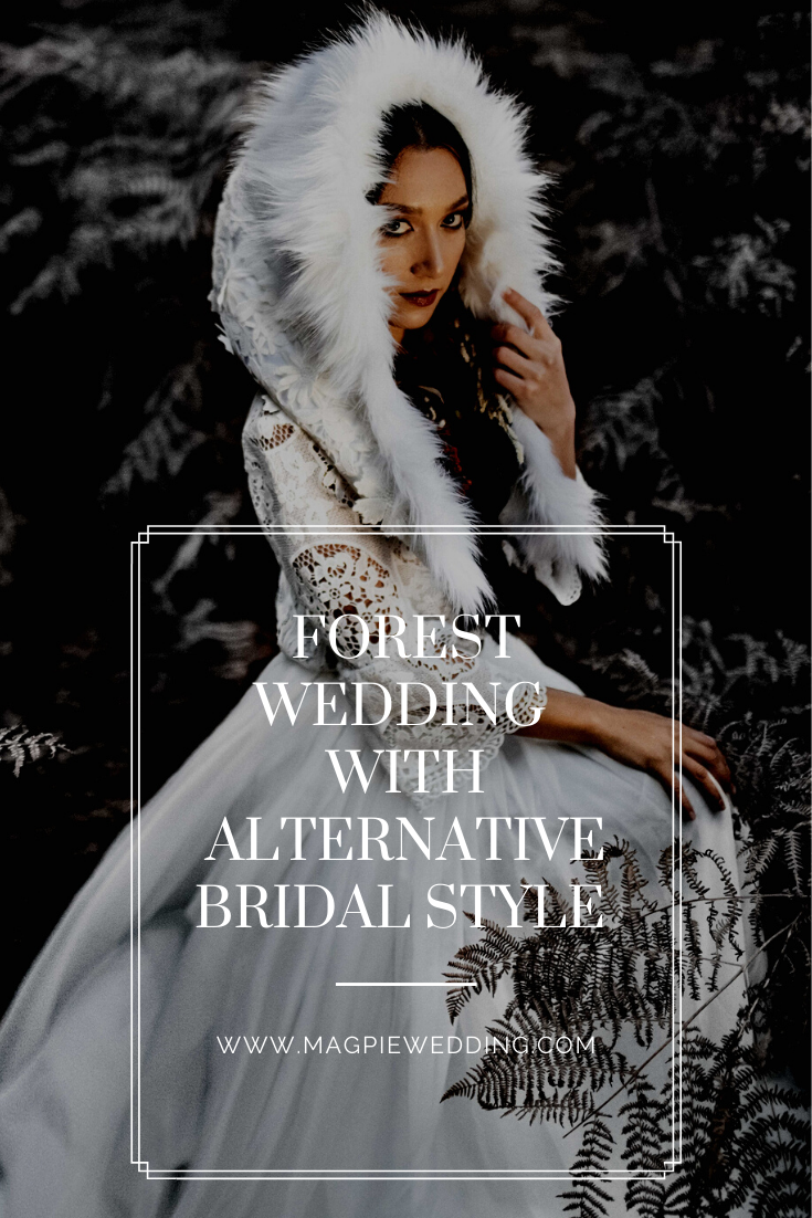 Forest Wedding Inspiration With Alternative Bridal Style 
