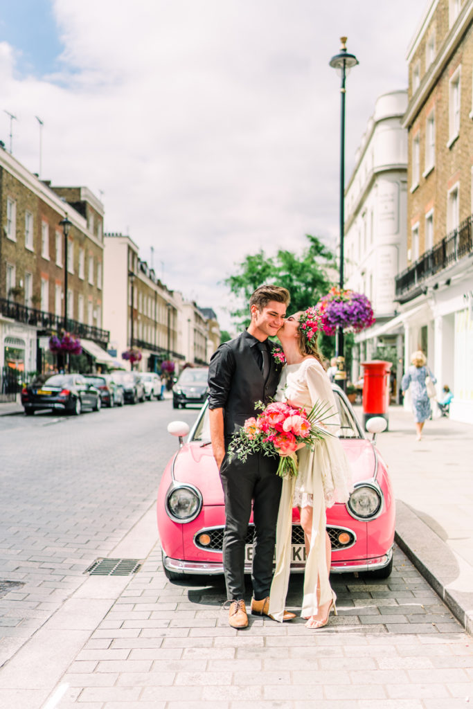 Barbie Pink Retro Wedding Inspiration at Peggy Porschen London