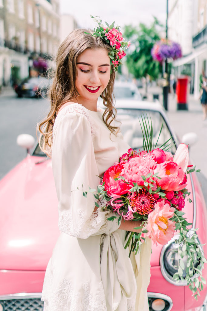 Barbie Pink Retro Wedding Inspiration at Peggy Porschen London