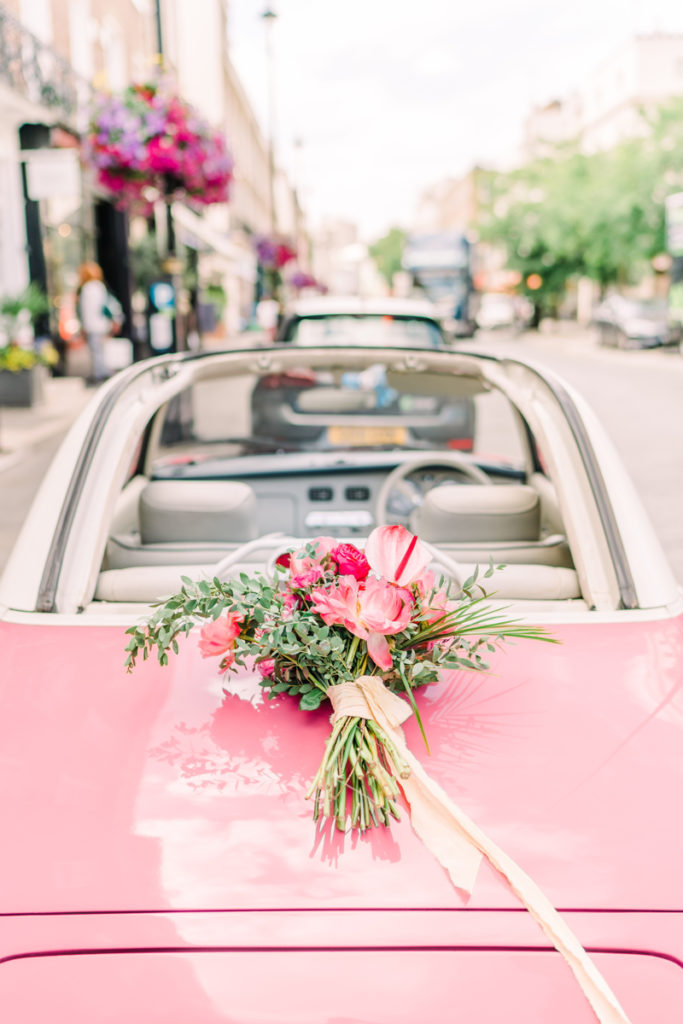 Barbie Pink Retro Wedding Inspiration at Peggy Porschen London