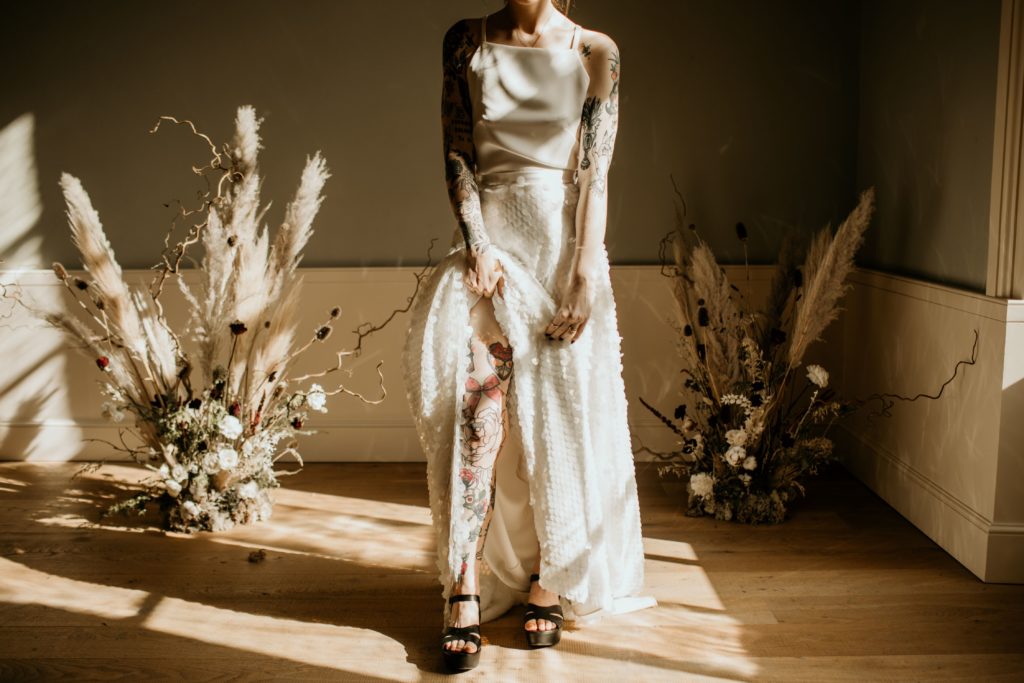 Bride of Frankenstein Alternative Sustainable Wedding Inspiration