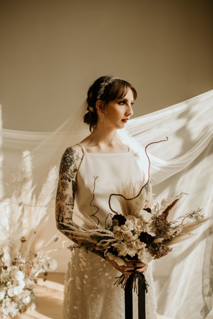 Bride of Frankenstein Alternative Sustainable Wedding Inspiration