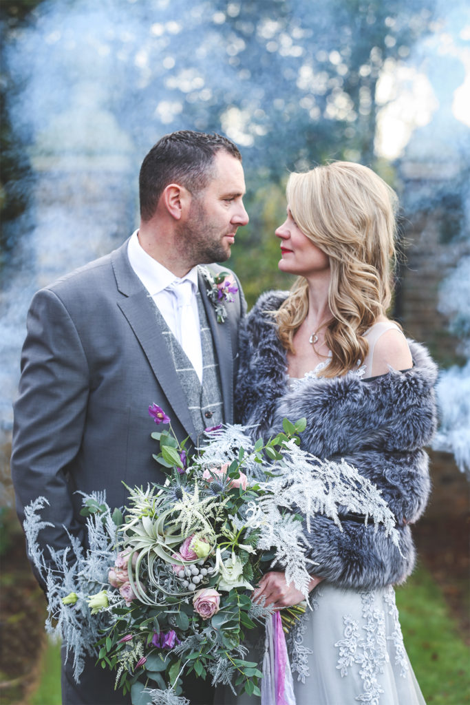 Outdoor Ethical Tea Party Wedding With Classic Blue Hue Styling