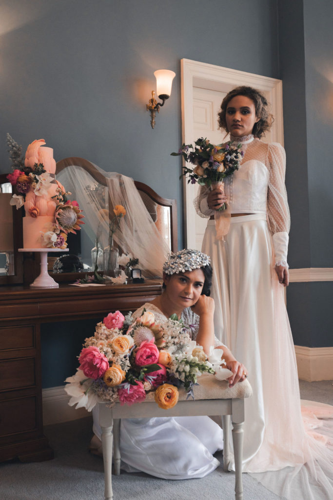 Modern Vintage Wedding Inspiration at Deer Park, Devon