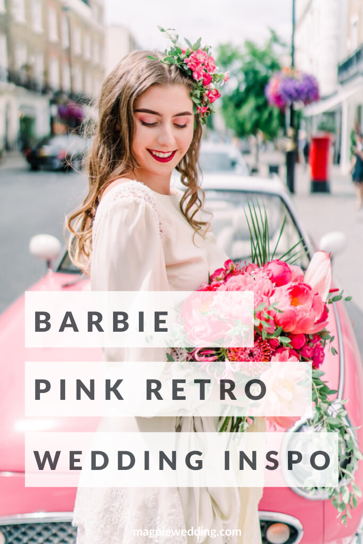 Barbie Pink Retro Wedding Inspiration at Peggy Porschen London