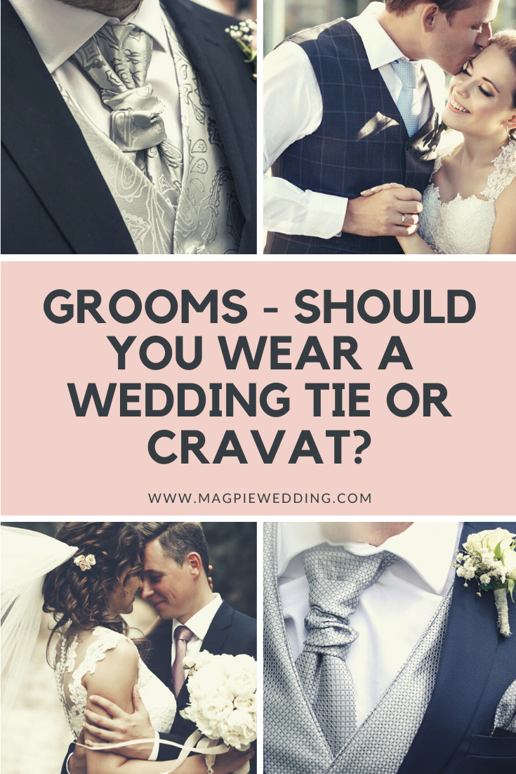 Should You Wear A Cravat Or A Tie With Your Wedding Suit?