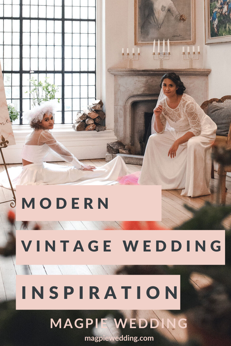 Modern Vintage Wedding Inspiration at Deer Park, Devon