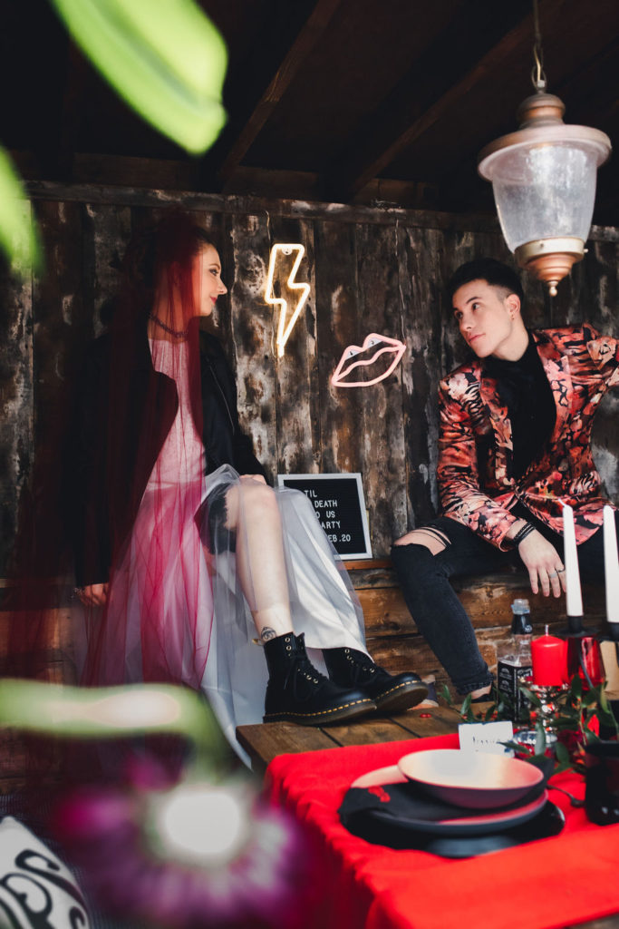 Alternative and Relaxed Rock Wedding Inspiration at The Greyhound Hotel, London