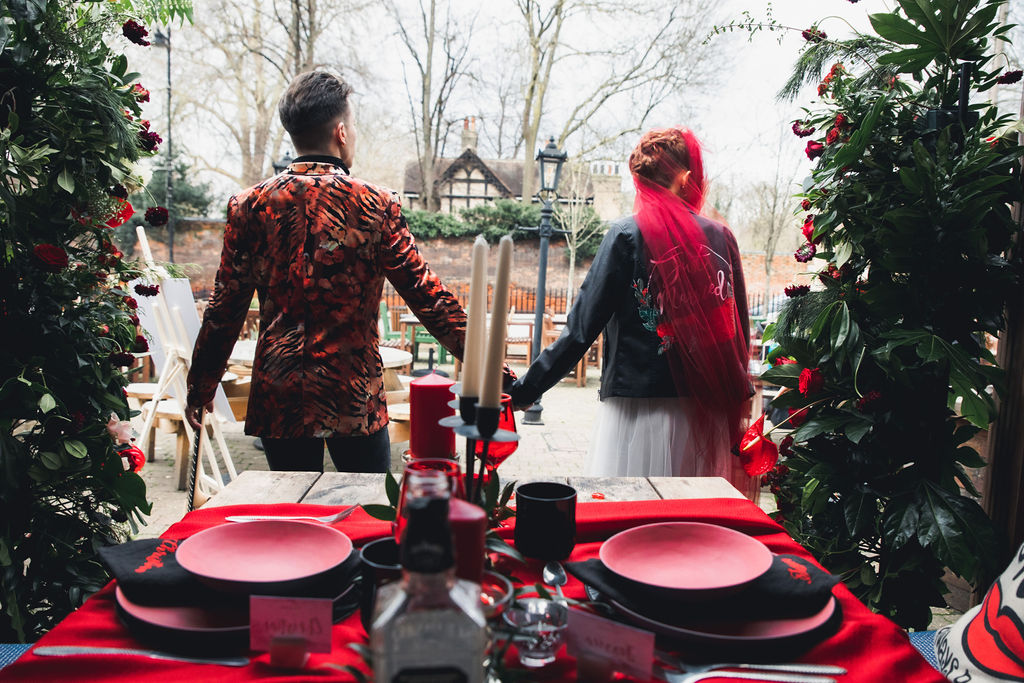 Alternative and Relaxed Rock Wedding Inspiration at The Greyhound Hotel, London