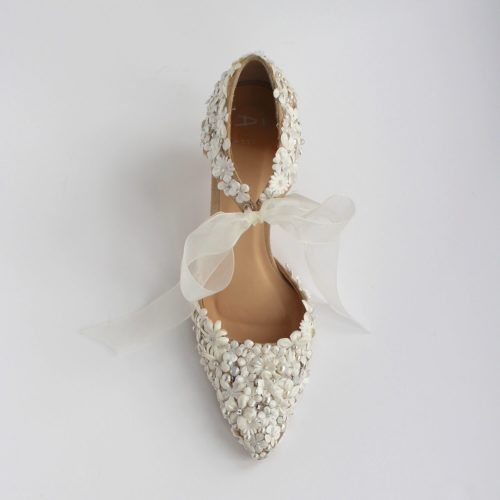Low Heel Wedding Shoe - Bettina
