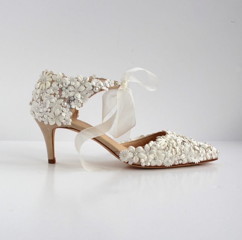 Low Heel Wedding Shoe - Bettina