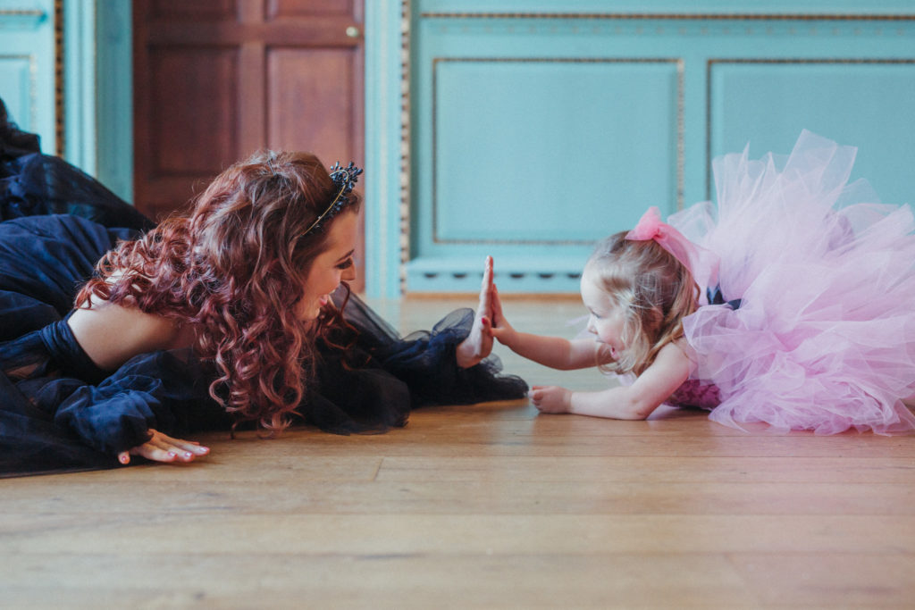 Modern Gothic Wedding With A Black Dress at Bradbourne House Kent