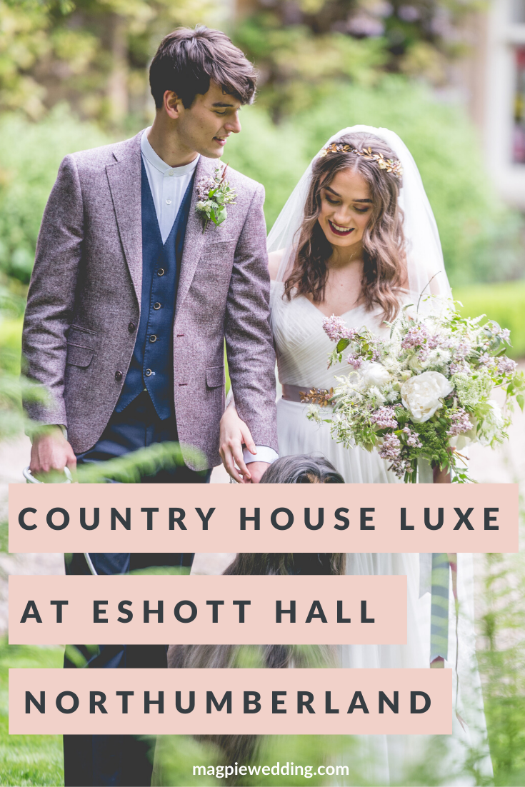 Country House Luxe Wedding Inspiration at Eshott Hall, Northumberland