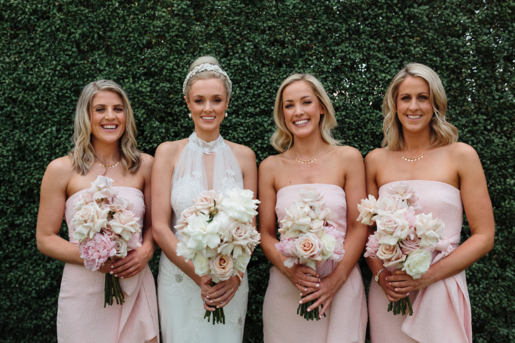 Romantic Pink and Gold Wedding at Panama Dining Room, Melbourne 