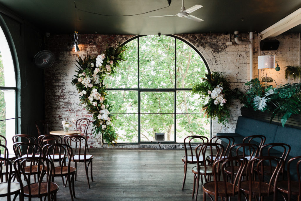 Romantic Pink and Gold Wedding at Panama Dining Room, Melbourne 