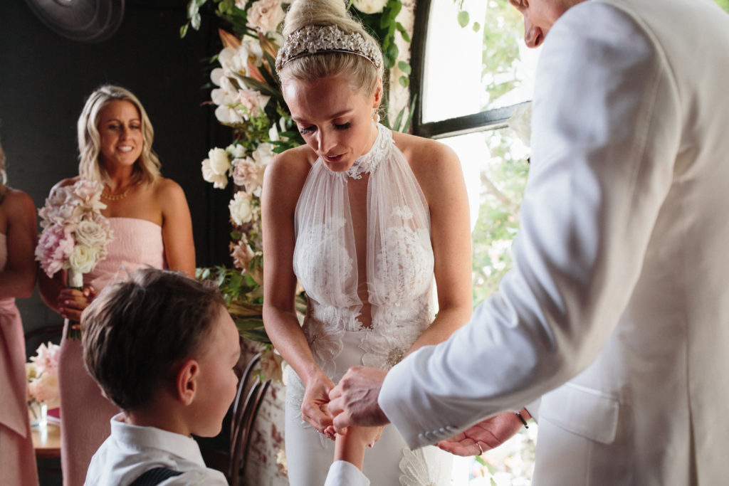 Romantic Pink and Gold Wedding at Panama Dining Room, Melbourne 