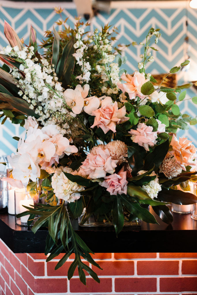 Romantic Pink and Gold Wedding at Panama Dining Room, Melbourne 