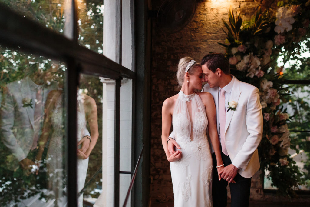 Romantic Pink and Gold Wedding at Panama Dining Room, Melbourne 