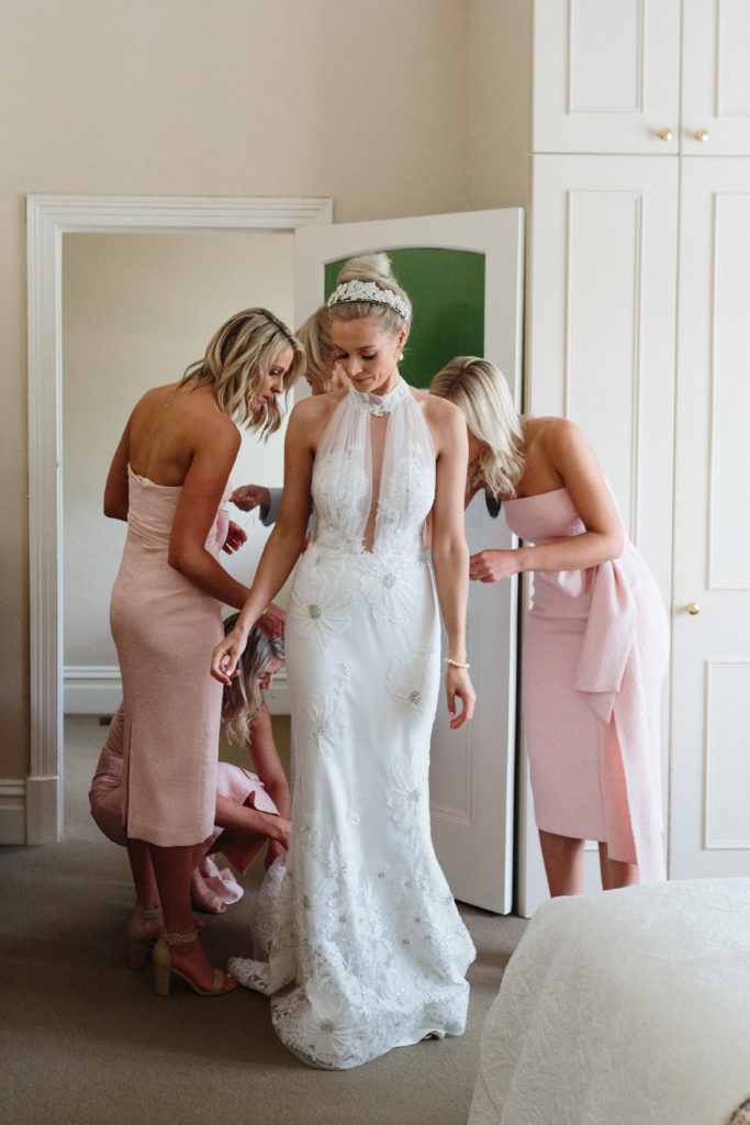 Romantic Pink and Gold Wedding at Panama Dining Room, Melbourne 