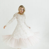 Vintage Wedding Dress by Magpie Wedding