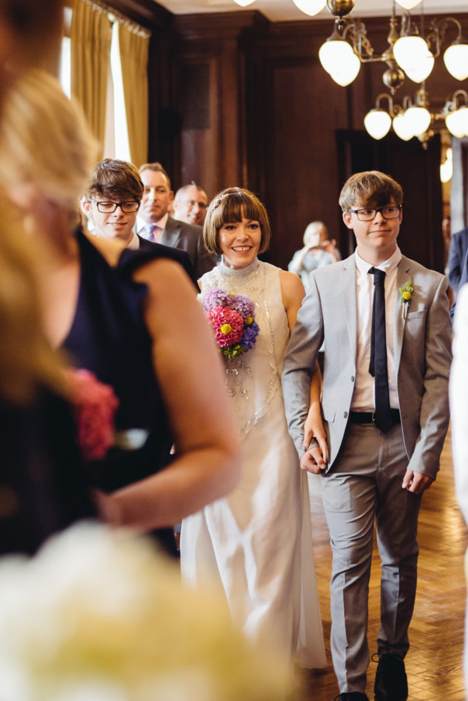 Northern Cool Vintage City Wedding at Manchester Hall