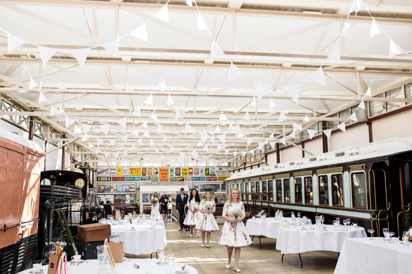 Vintage Disney Inspired Wedding at Buckinghamshire Railway Centre