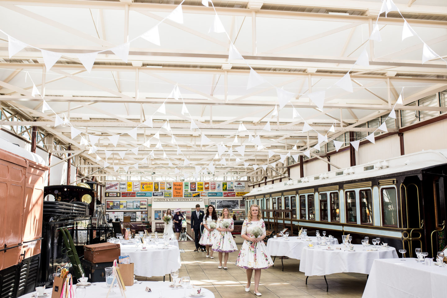 Vintage Disney Inspired Wedding at Buckinghamshire Railway Centre