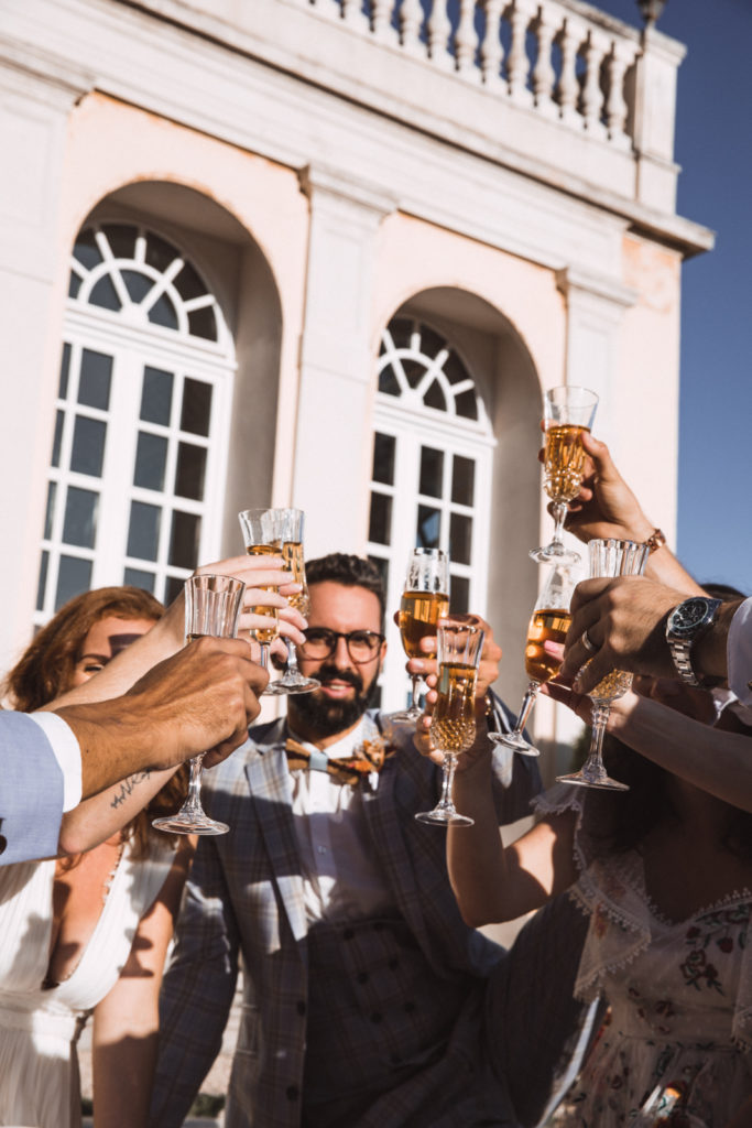 French Chic Picnic Wedding at Château Saint Georges, Grasse