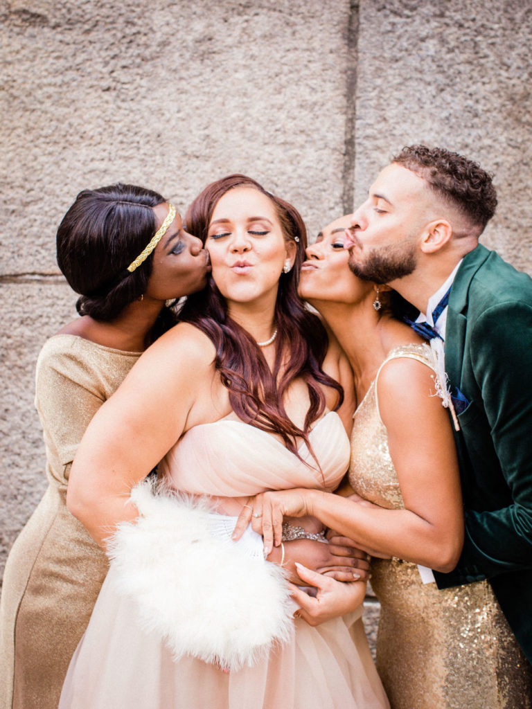 Gatsby Inspired Wedding At Dumbo Loft, New York City